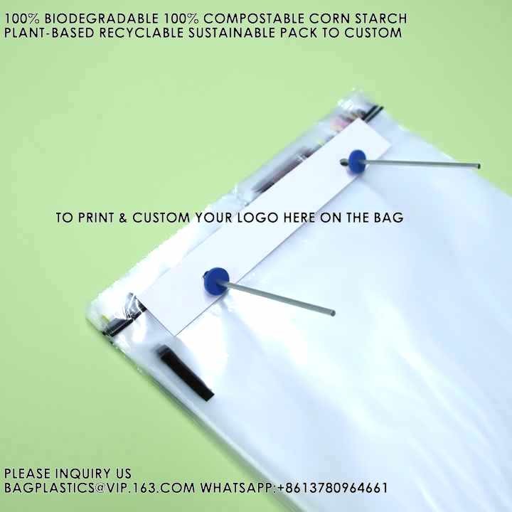 Recycled LDPE Material Plastic Bag With Wire And Printing Bakery Product Packaging Good Quality Wicket Bag