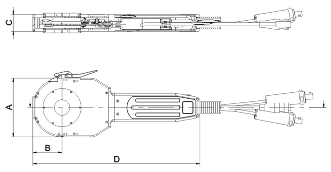 TC-500/TC-5H Self Fusion Orbital Welding Head Air Cooling Method