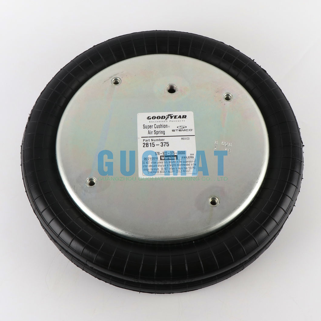 Factory Price 2b15-375 Goodyear Air Spring 578-922-375 Convoluted Rubber Bellows