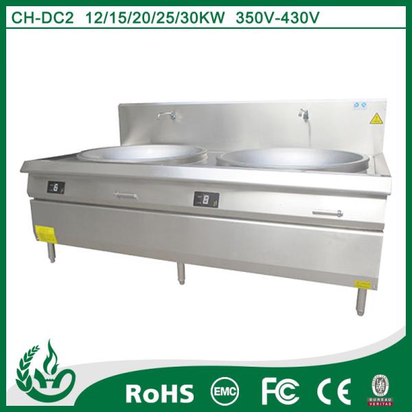 Large Capacity Multi Burner Induction Stove , Freestanding Double Electric