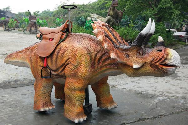 Quality Amusement Park Animatronic Walking Dinosaur Rides For Kids And Adults for sale