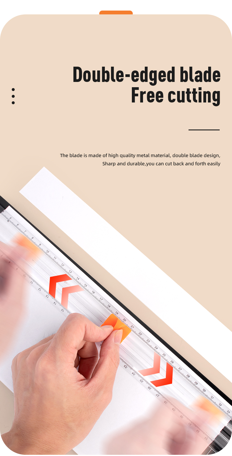 Lightweight Manual A3 Paper Cutter with Eco-friendly and Durable Materials