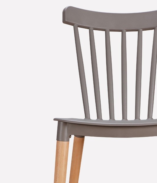 Simple Windsor chair solid wood dining chair family creative leisure chair dining room stool Nordic negotiating chair
