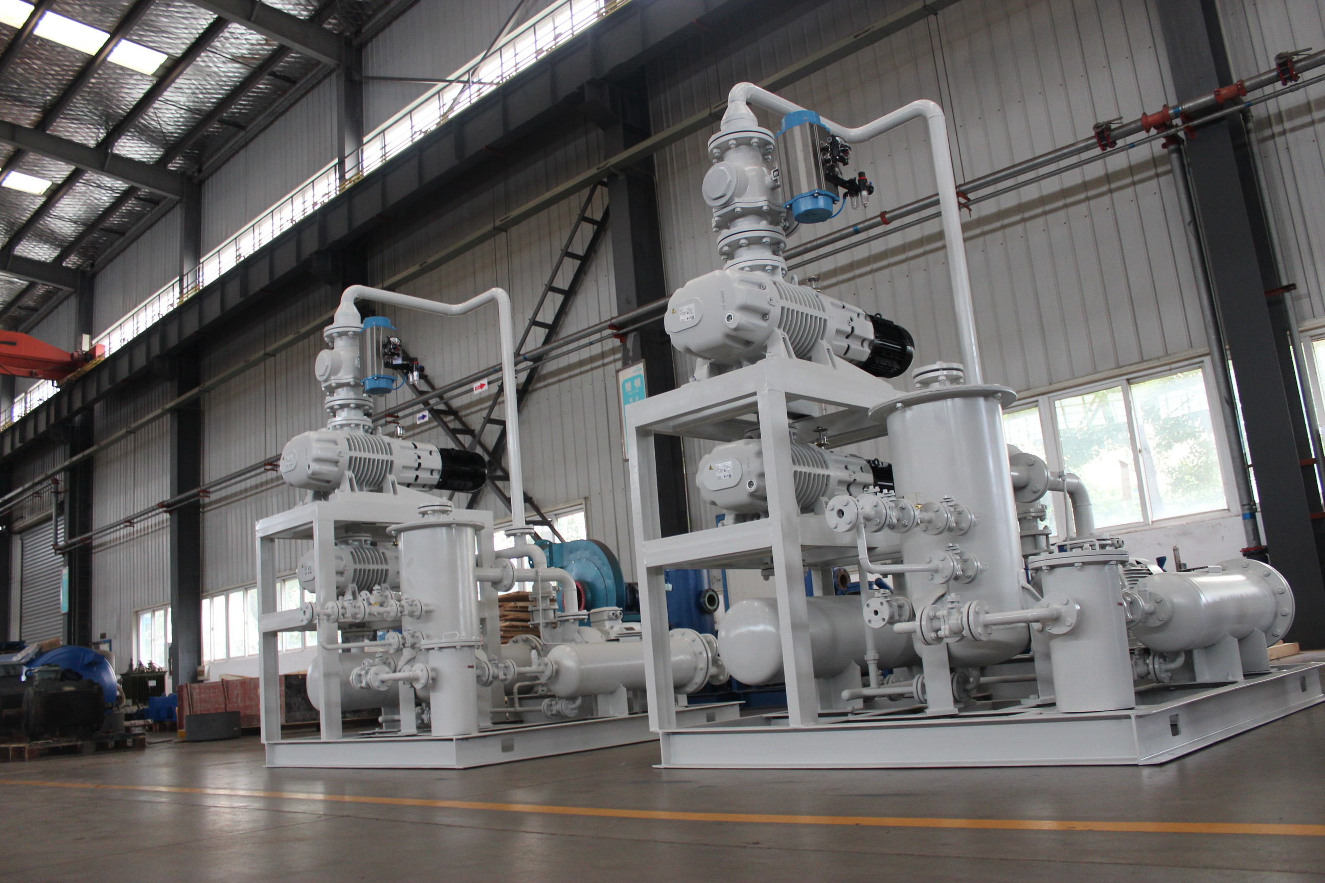 Roots Liquid Ring Vacuum Pump Set 70L/S Suction Capacity Easy Operation
