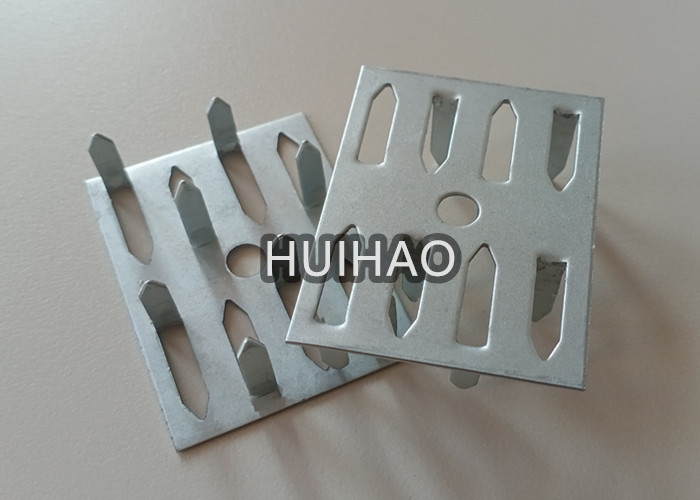 50mmx38mm Acoustical panel insulation impaling clips with 8 pins