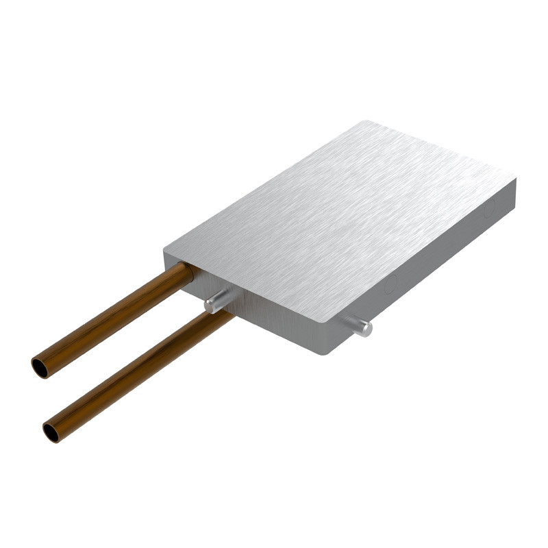 CNC Machining Water Cooled Heat Sink Aluminum Cold Plate With Copper Pipe