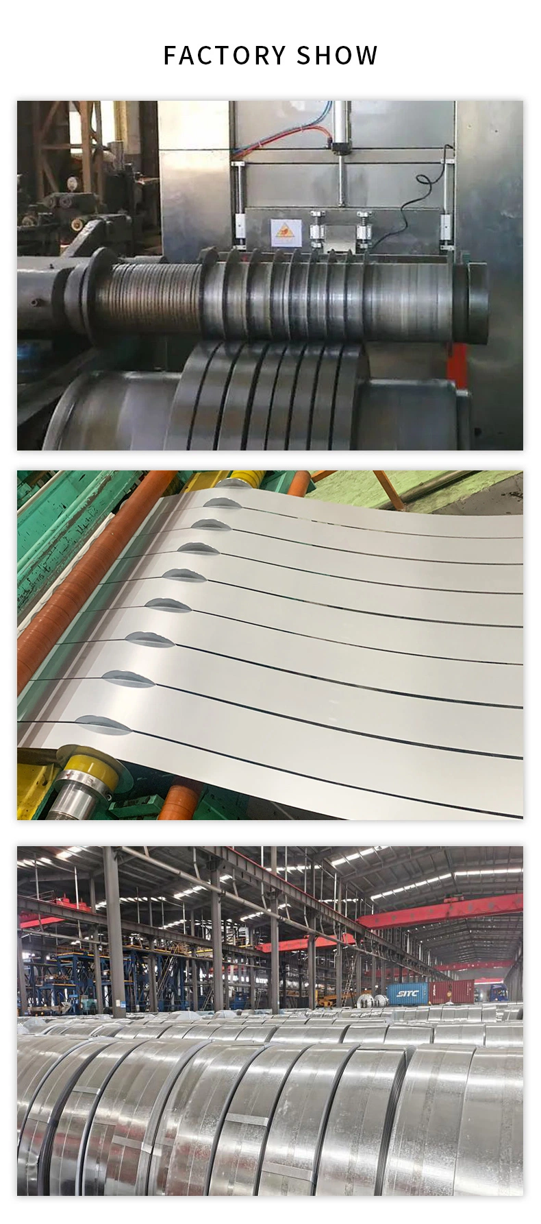 Galvanized Steel Strip Gi Tape Gp Slit Coil for Galvanised Pipes