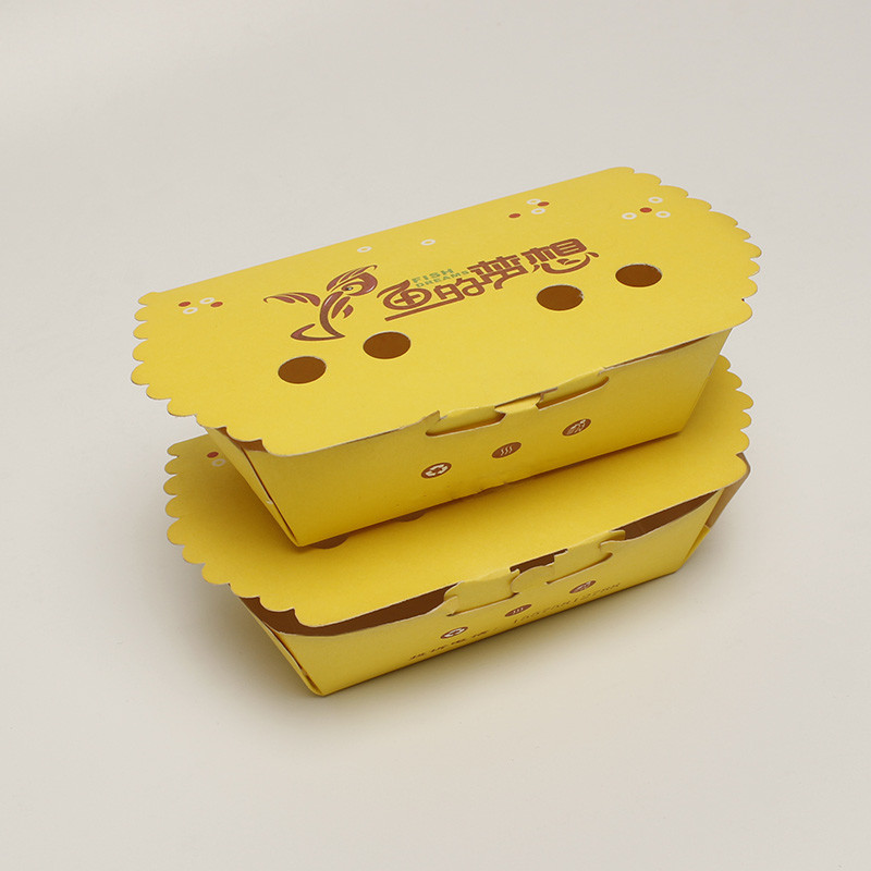 Printing Disposable Food Packaging Box Sandwich Hot Dog Fried Chicken Container