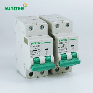 Terminals IP20 Mini 3 Pole IEC60898 Mcb Circuit Breakers