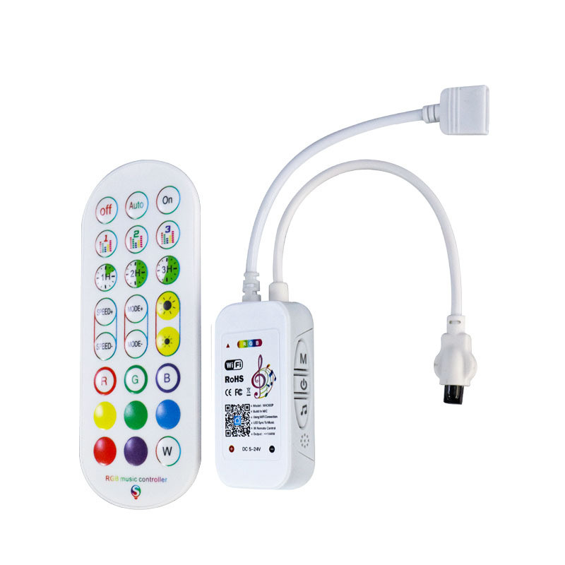 24Key Tuya WIFI LED Strip Controller Smart Alexa Google Home Remote Control