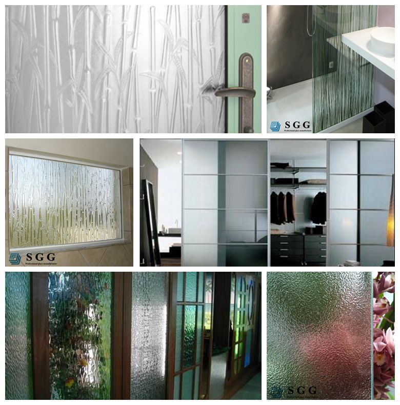 high quality 3mm /4mm /5mm/ 6mm millennium pattern glass