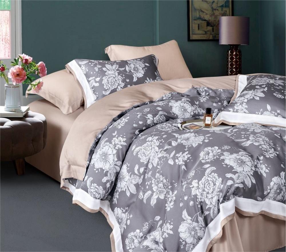 Endless Pattern Type 300tc Thread Count Bedsheets Set in Floral Printed 100% Cotton