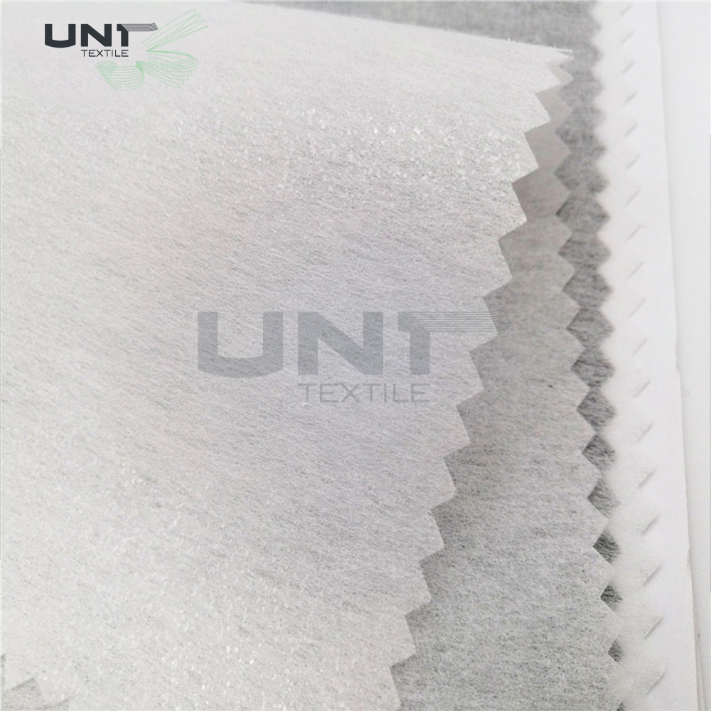 100% Polyester LDPE Eco-friendly Fusible Chemical Bond Nonwoven Fabric for Garment Interlining