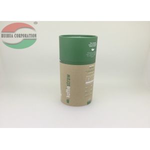 China Custom Paper Box Straw Packaging / Matt Lamination Cardboard Cylinder Tubes on sale