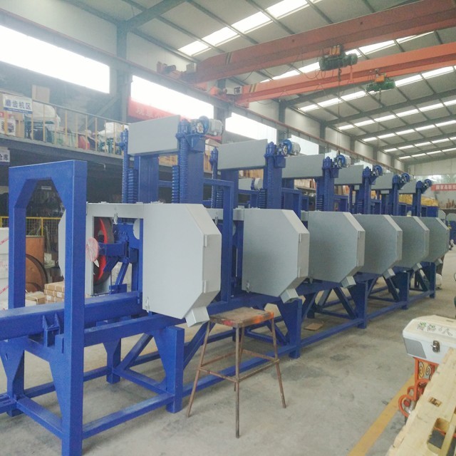 22KW Band Saw Lumber Mill 500mm Dia Twin Vertical Band Saw