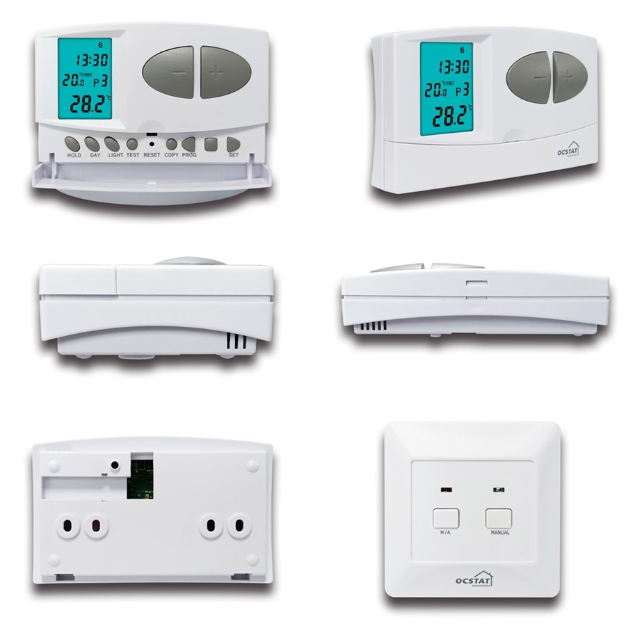 Wireless Room ABS 7 Day Programmable Water Heating RF Thermostat