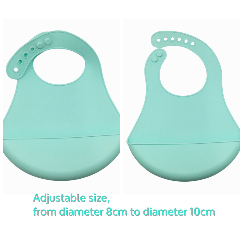 Amazon Best Selling Easily Clean BPA Free Waterproof Silicone Baby Bib With Custom Pattern Printing Manufacturer