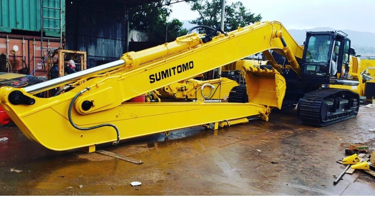 Q690 Long Reach Excavator Booms Distribution Easy To Operate