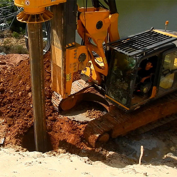 Hydraulic Rotary Drilling Rig With Caterpilar Chassis For Road Construction TYSIM KR125C Max. Drilling Diameter 1300 Mm