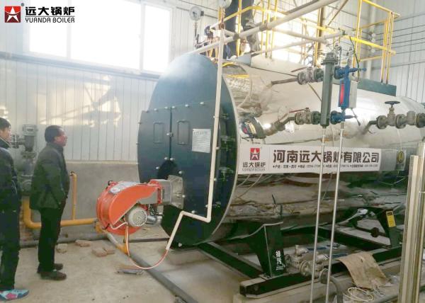 Biogas Fired Boilers 25 Bar Rated Working Pressure For Textile Mill Horizontal