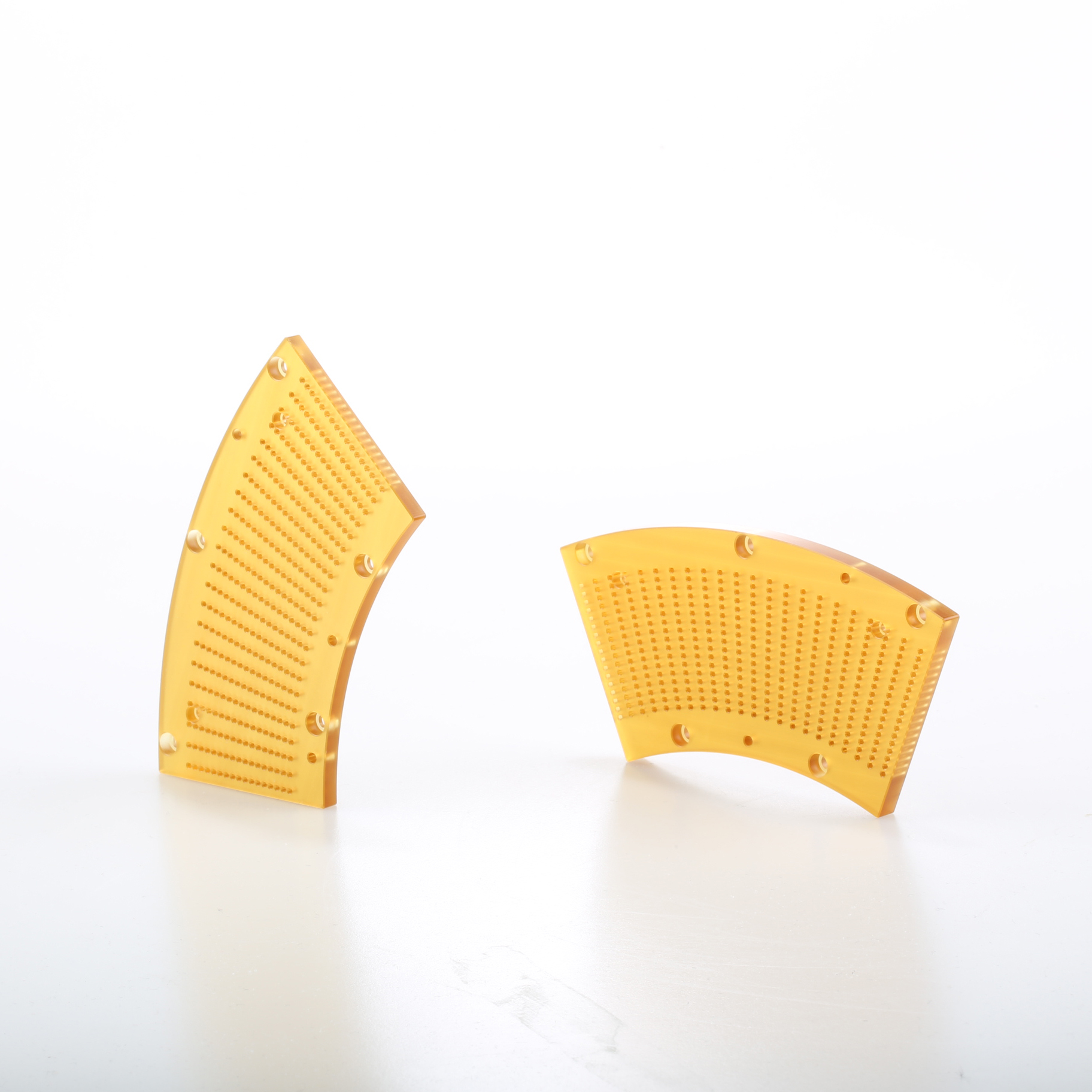 PAI PA6 / PA66 Nylon Machined Plastic Components 5 Axis Machining Service