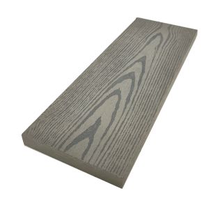  Modern Embossed WPC Decking Grey Interlocking Decking Boards Woodgrain Manufactures