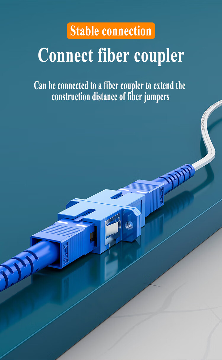Single Mode Fiber Patch Cord LC/UPC-LC/UPC 9/125 Duplex G652D Fiber 3m To 1000m