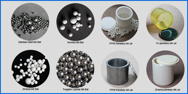 Easy Operation Small Ball Mill for Controlling Milling Temperature 3L