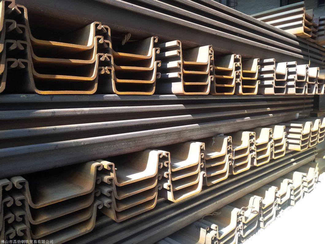 ASTM A328 Q345b Steel Sheet Pile Type 2 Sy295/Sy390 Hot Rolled Steel Sheet Piles