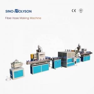 China Single Screw 65mm PVC Fiber Hose Making Machine For PVC PP PA HDPE Processing Needs on sale