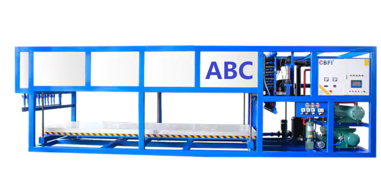 380 V/3P/50hz 10 Tons Block Ice Plant Making Machine Food Preservation Concrete Cooling