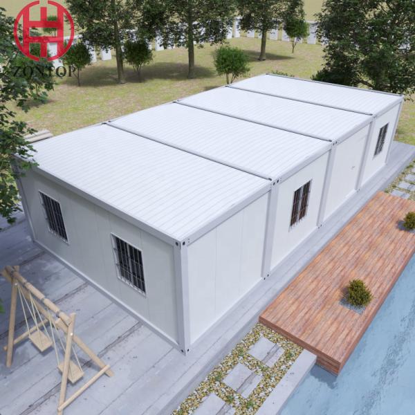 Zontop China Low Cost 3 Bedroom Prefabricated Container Homes Popular House Flat