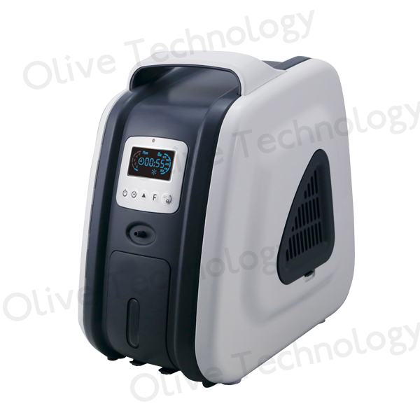 Mini portable with battery and bag oxygen concentrator