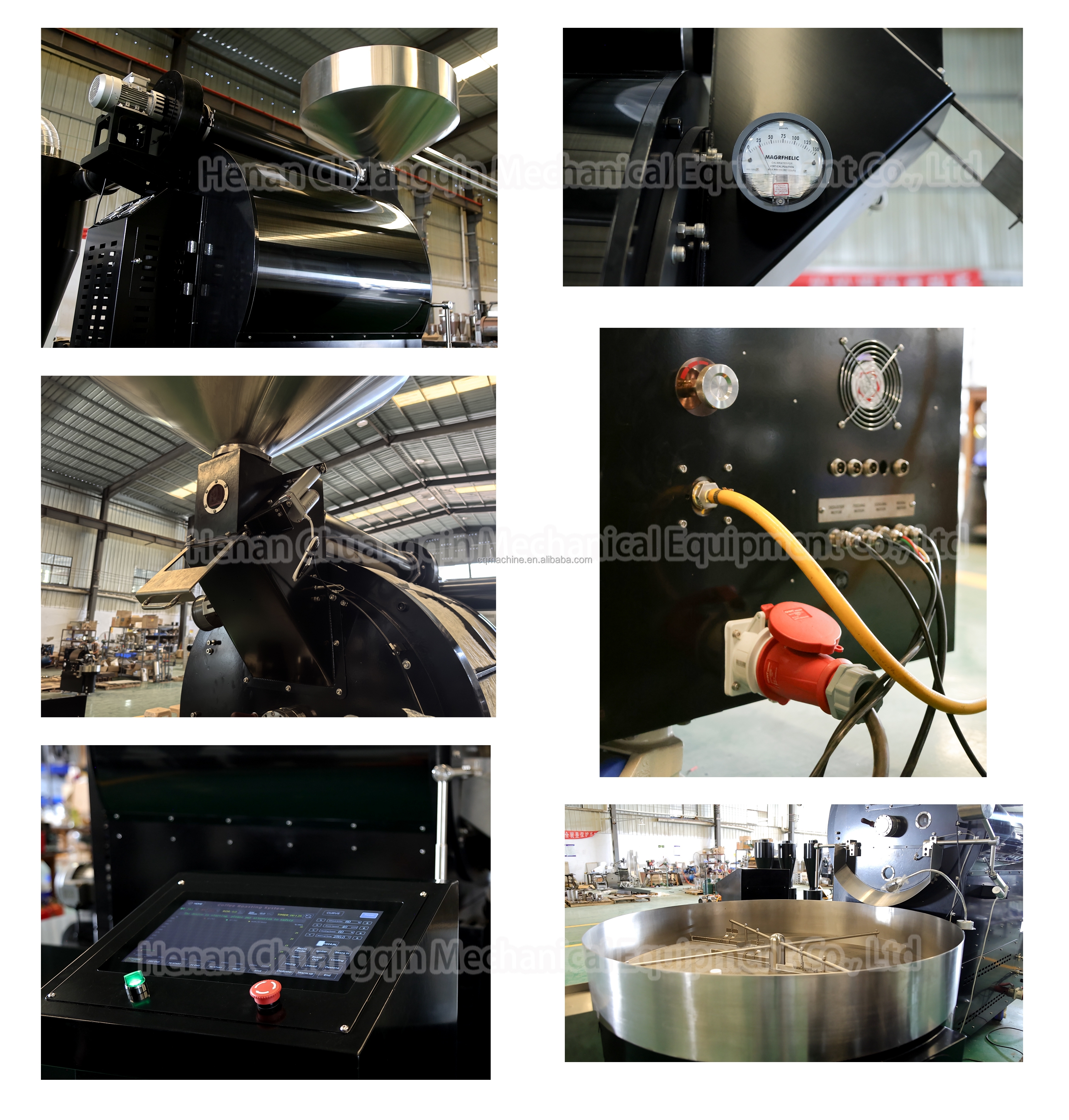 60kg Coffee Bean Roaster Coffee Roaster Industrial Commercial Coffee Roaster Machine