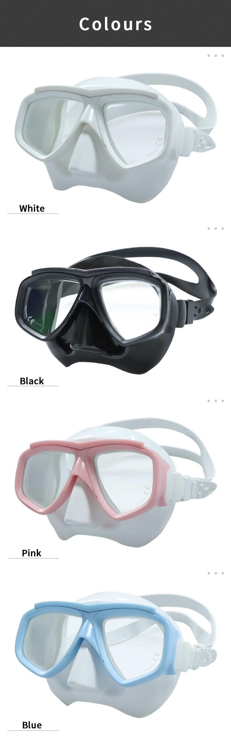 diving mask and snorkel set for spearfishing universal snorkel 4x4 from professional Snorkel Mask Set