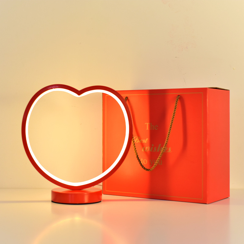 Power Supply Mode Built-in Lithium Battery Wedding Red Creative Lamp for Wedding Room