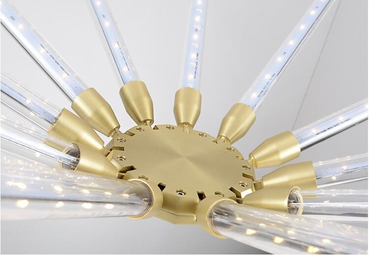 Post-modern minimalist chandelier Creative retractable bedroom living room Kroon 11 chandelier(WH-MI-332)