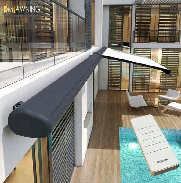 Aluminum Waterproof Retractable Awning Balcony Folding Full Cassette Retractable Awning