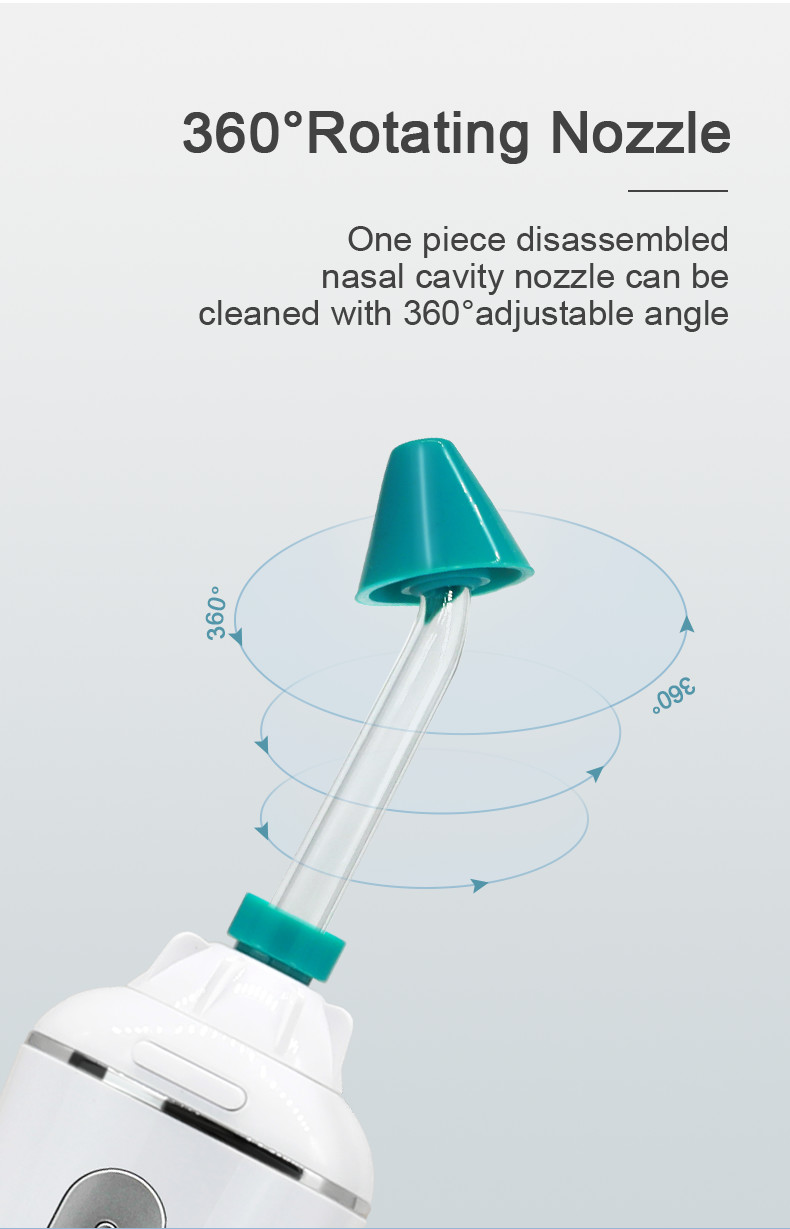 ROHS Lightweight Electric Nasal Irrigation Machine With Detachable Tank
