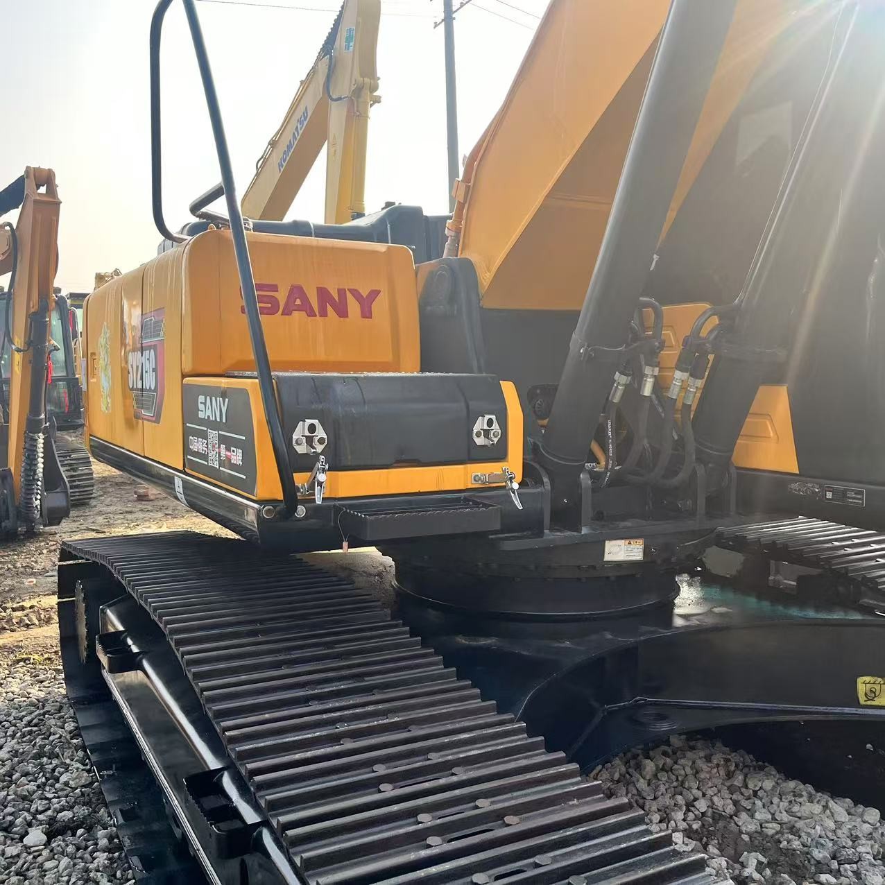 Sy215C Used SANY 215 Excavator With 1.1m3 Bucket Capacity Original
