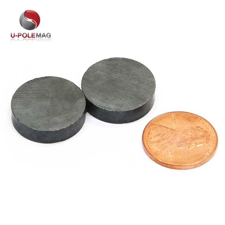 Round Ceramic Industrial Magnets C8 Ferrite Disc Magnets for Crafts and Refrigerator