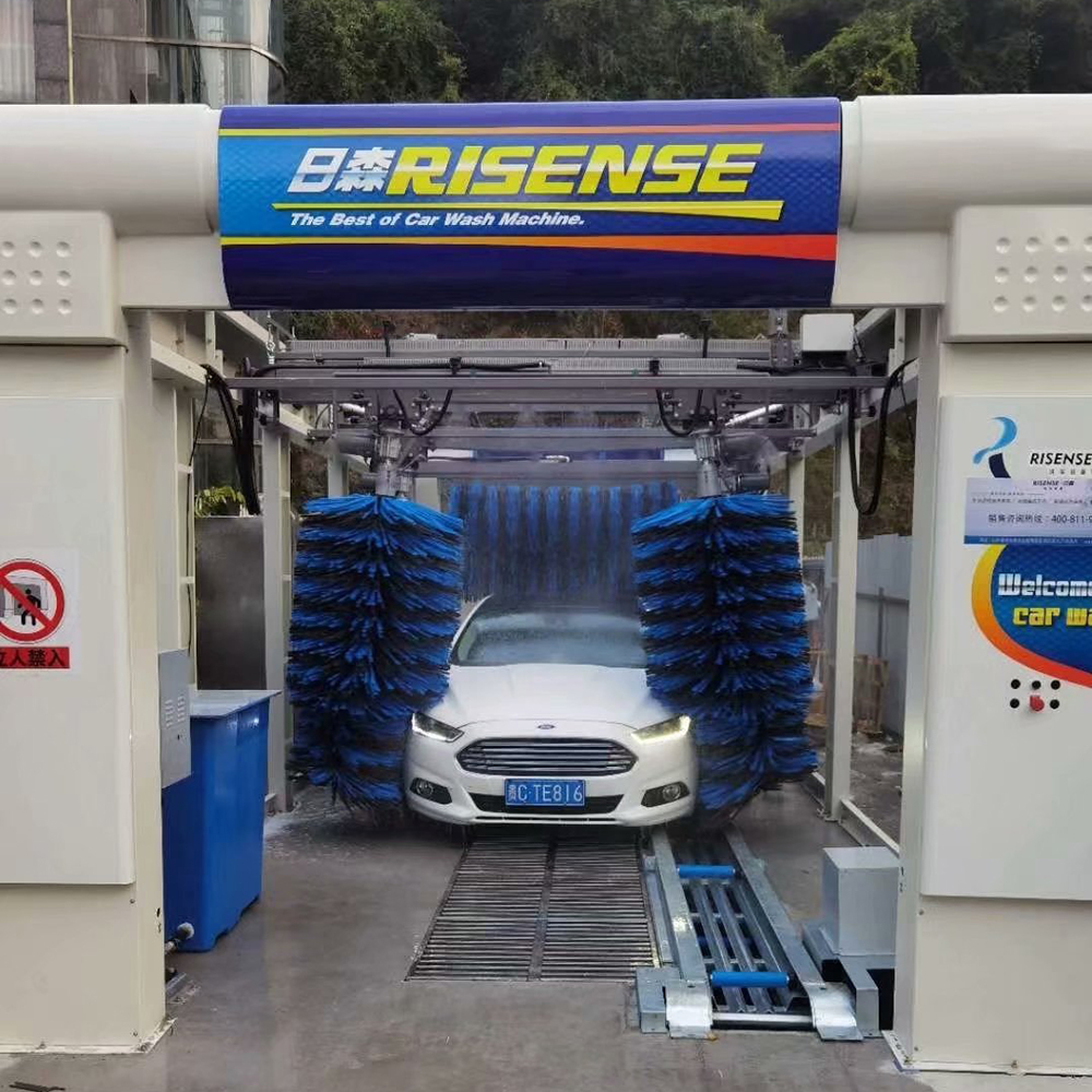 Total Machine Power 39kw Fully Automatic Car Washing System with Foaming Waxing Function