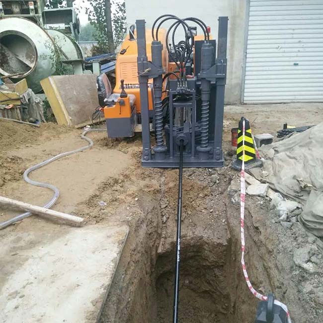 8T Small Horizontal Directional Drilling Machine Working Efficiency