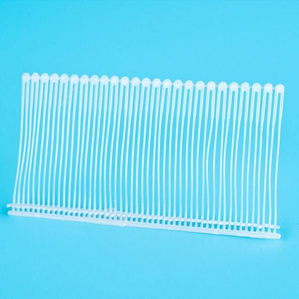 75mm Transparent Plastic Tag Pins For Hanging Soft Goods