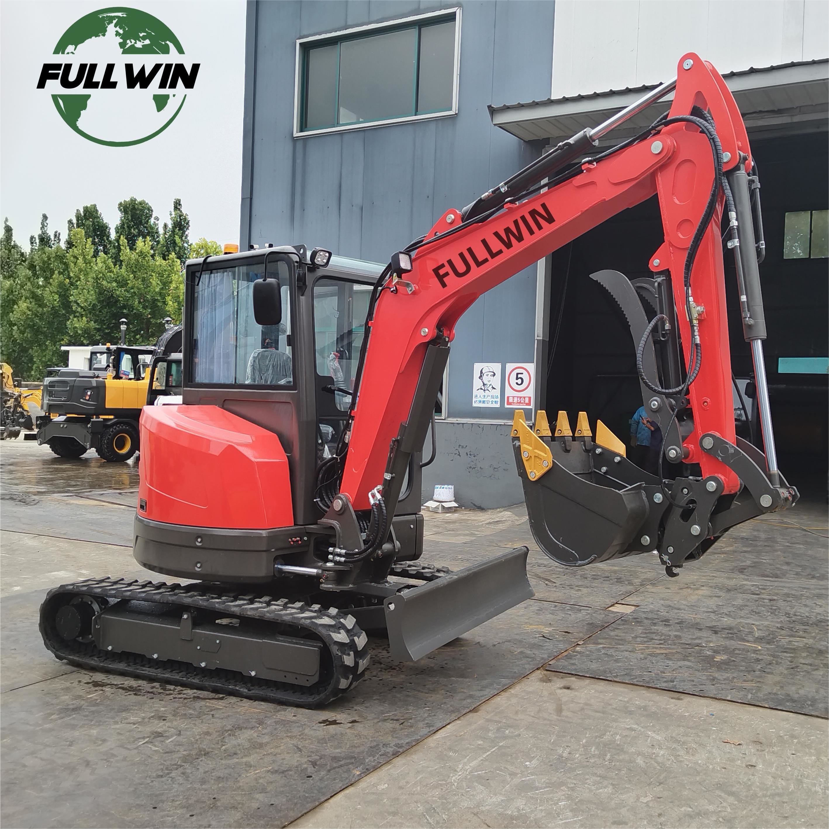 8820 Pounds Micro Mini Excavator Real 4 Ton Class Yellow Red Green White Colors