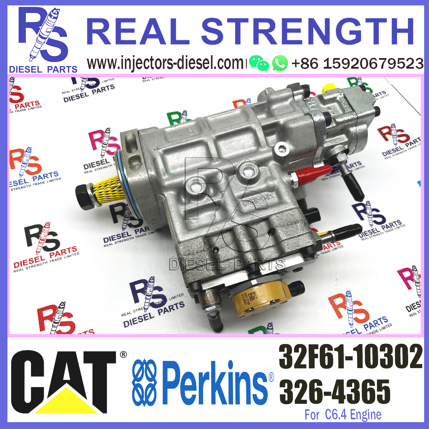 326-4635 320D C6.4 Diesel Engine Fuel Pump 32F61-10302 10R-7662 For Cat Excavator