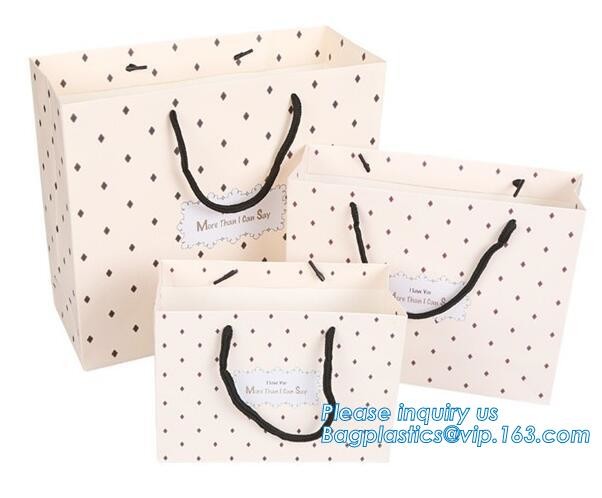 Luxury Paper Gift Carrier Shopping Bag Party Bag with Handles,printed paper carrier bag for apparel shopping bag, bageas
