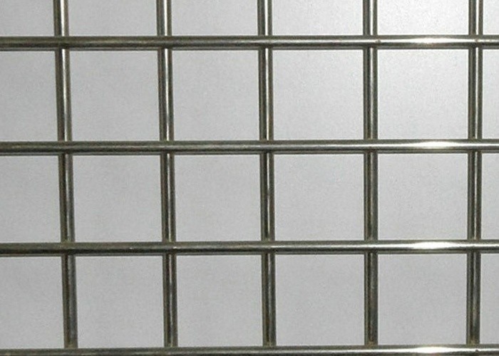 Ss201 6mm Heavy Welded Wire Panels 10cm Square Hole
