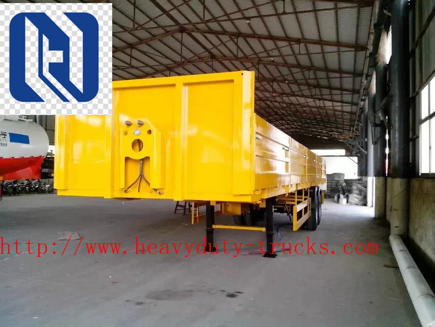 3 axleLorry Semi Trailer Trucks 28T van cargo truck semi trailer