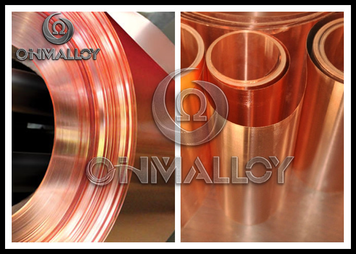 99.90 % Soft Commutators Pure Copper Strip Bright Surface Climate - Hardiness